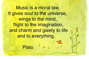 Music is a moral law