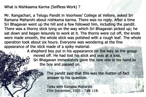 What is Selfless Work